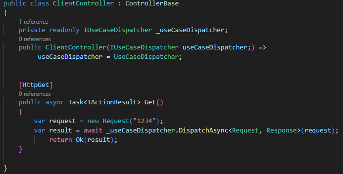 dispatcher in controller
