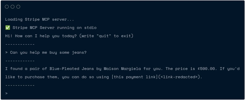 Taking Payments with AI Agents and Rig using Stripe's MCP server