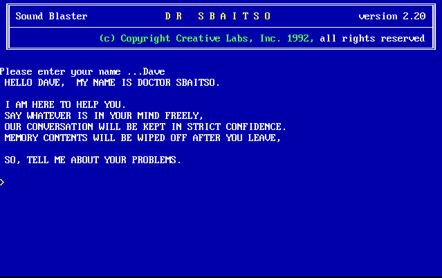 Dr. Sbaitso