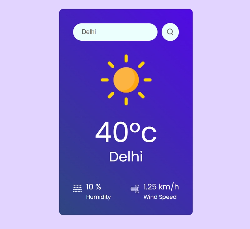🌤️ Building a Weather App with React and OpenWeather API