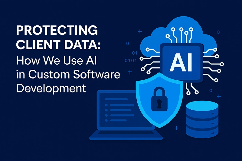Protecting Client Data: How We Use AI in Custom Software Development