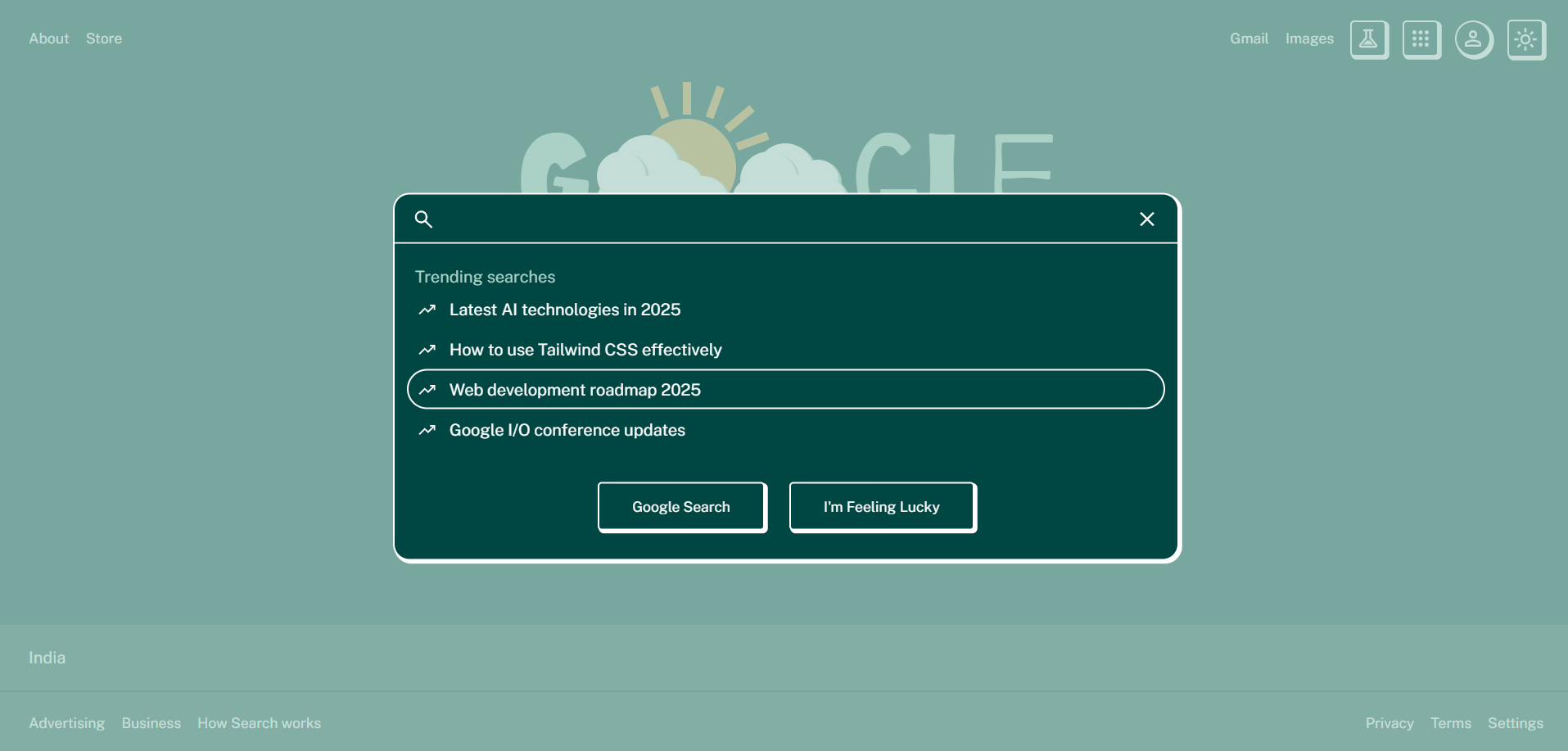 Dark Mode Popup Model