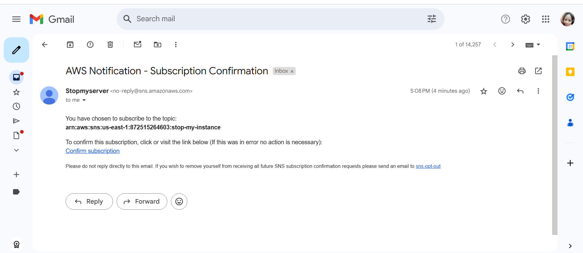 Email Confirmation