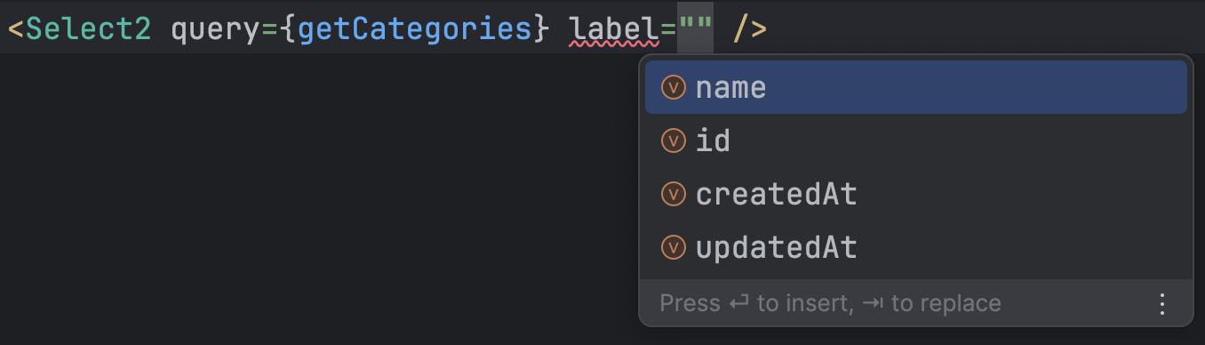 Auto completion