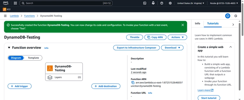 Building a Scalable E-commerce Backend with DynamoDB, Lambda, API Gateway, and S3.