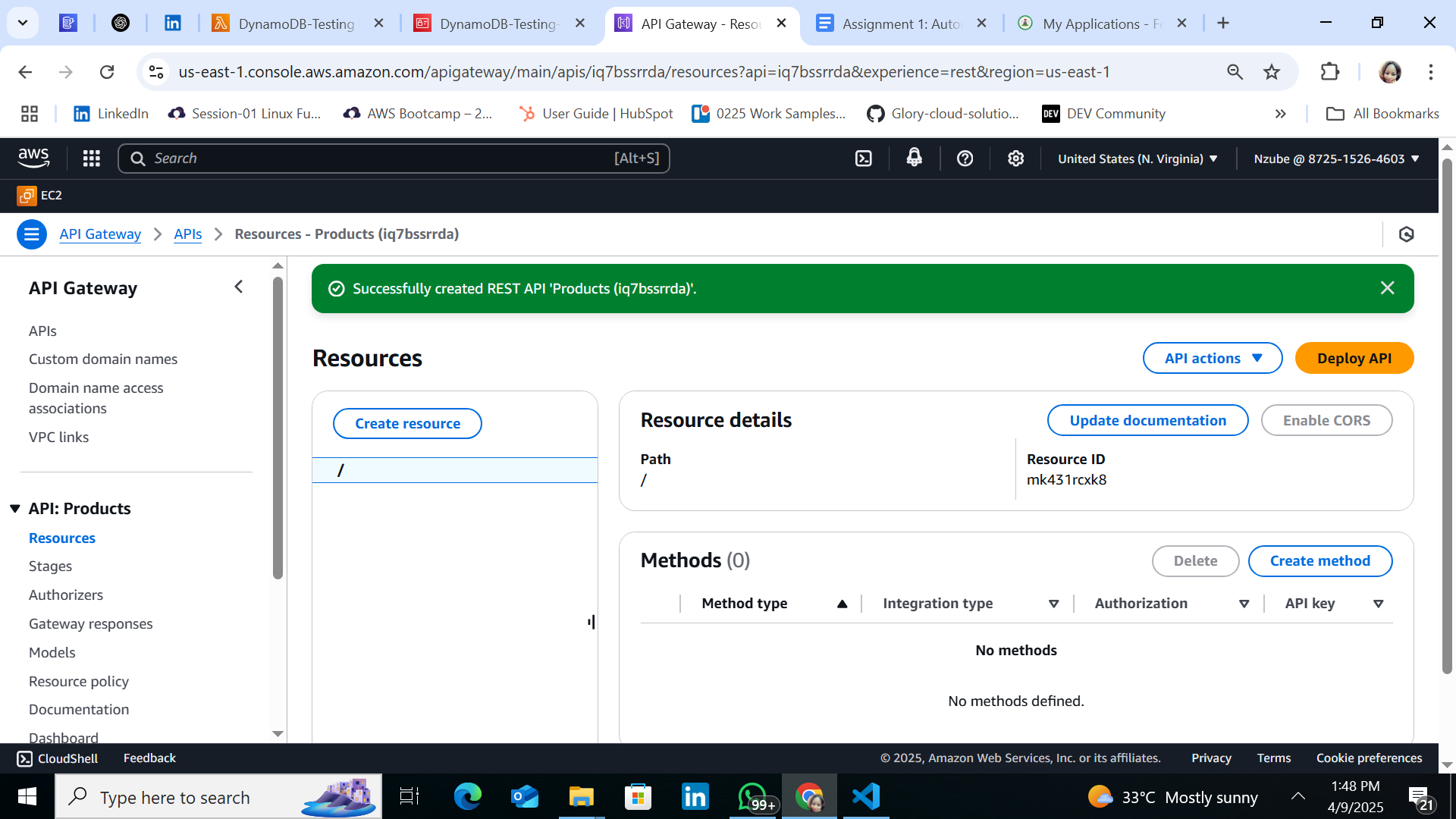 created API
