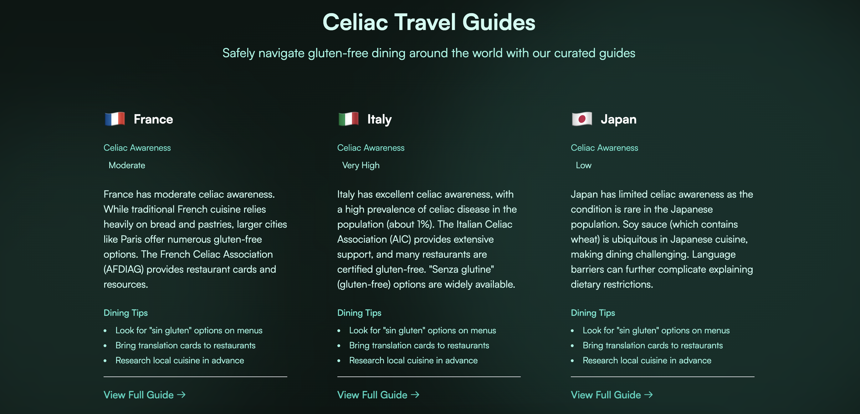 Travel Guides UI