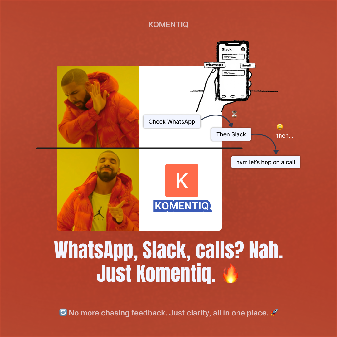 No more chasing feedback. Just clarity, all in one place