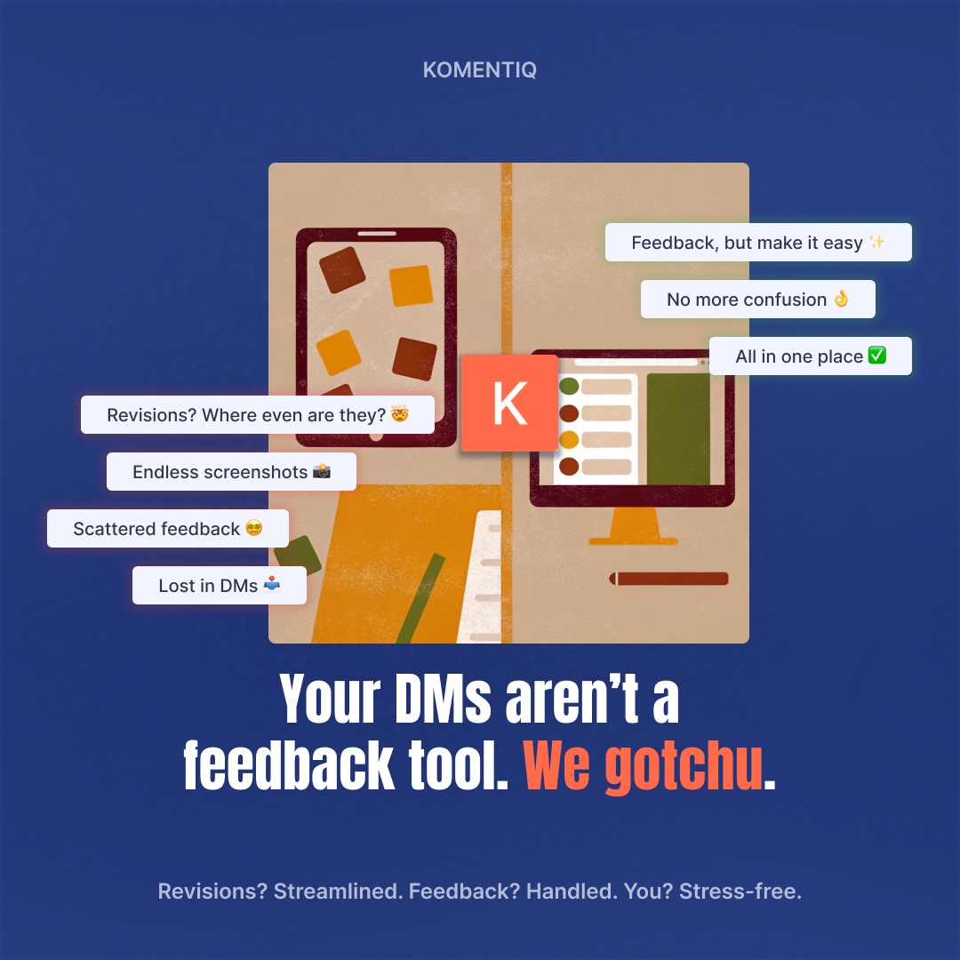 Your DMs aren't a feedback tool. We gotchu