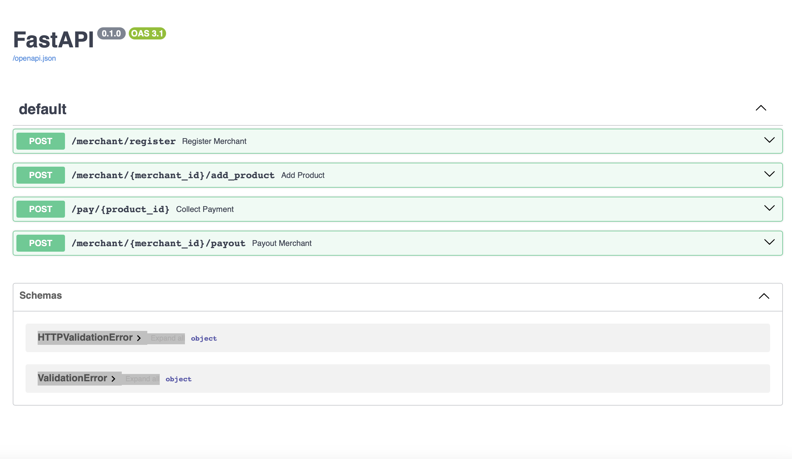 Running application