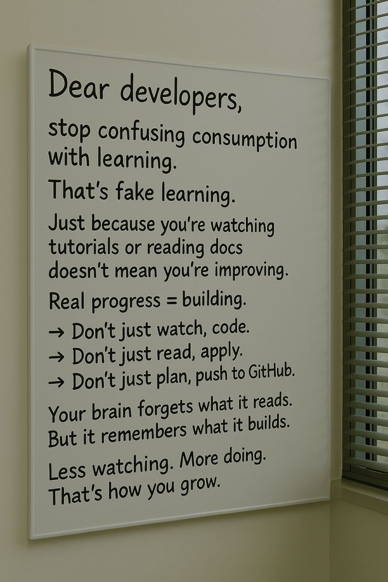 Fake Learning