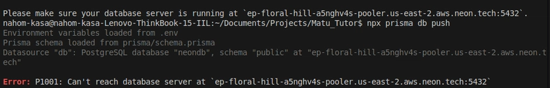 Prisma + Neon DB Error P1001 Explained (with Pizza 🍕)