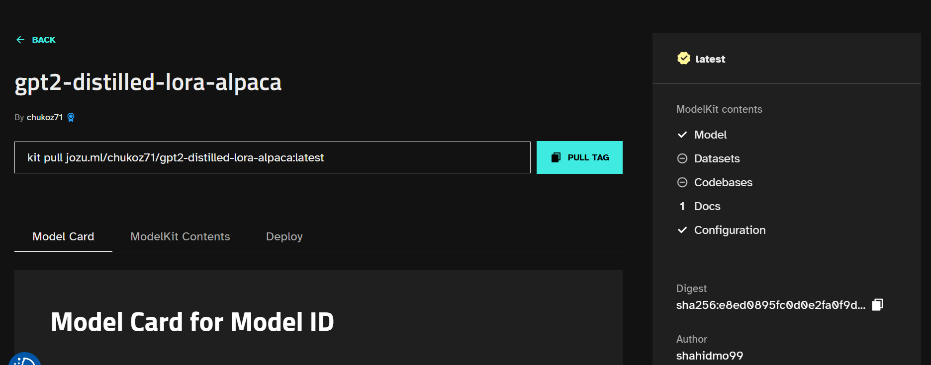 Jozu Hub repository