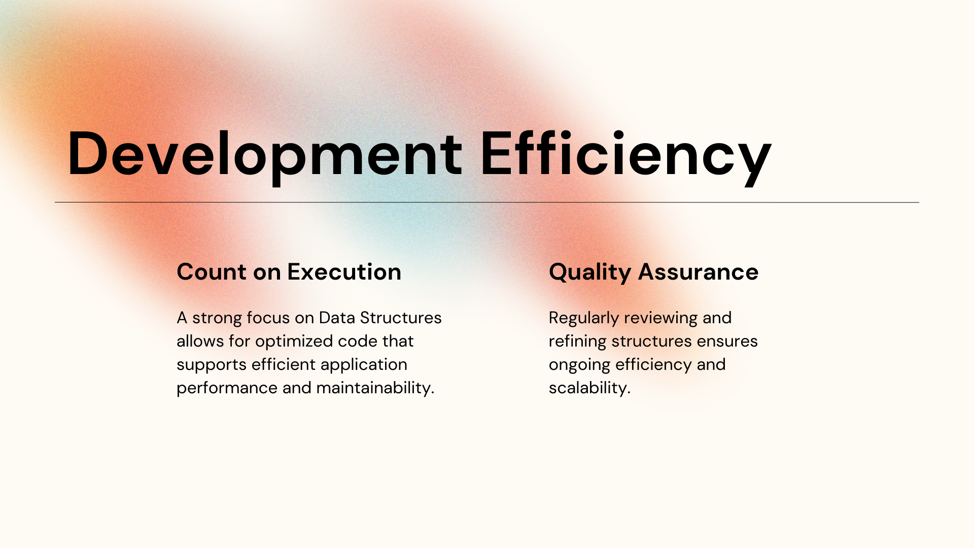 Efficiency