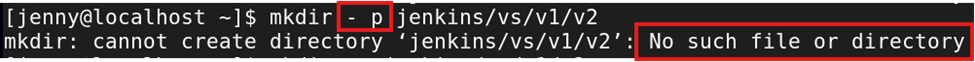 No such file or directory