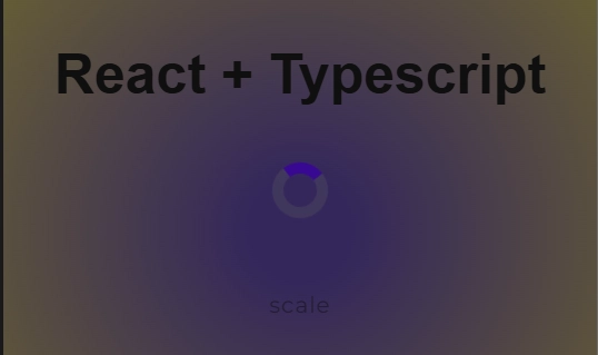 Spinner con React + Typescript que cambia de tamaño al presionar un botón 🤓