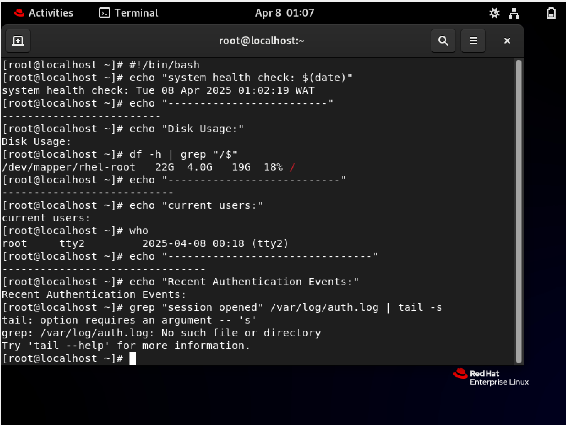 Bash Automation Script