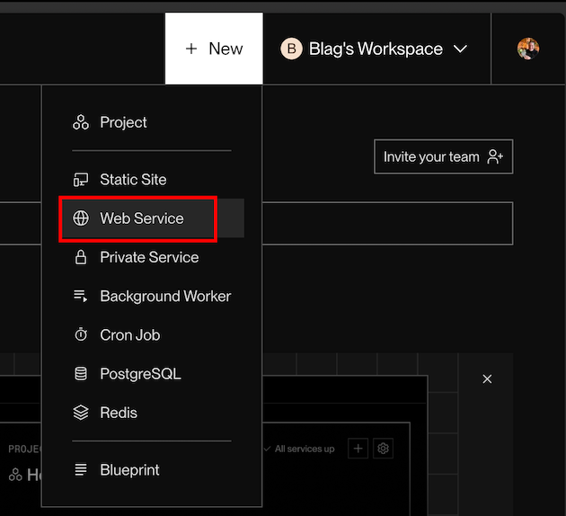 Render hosting
