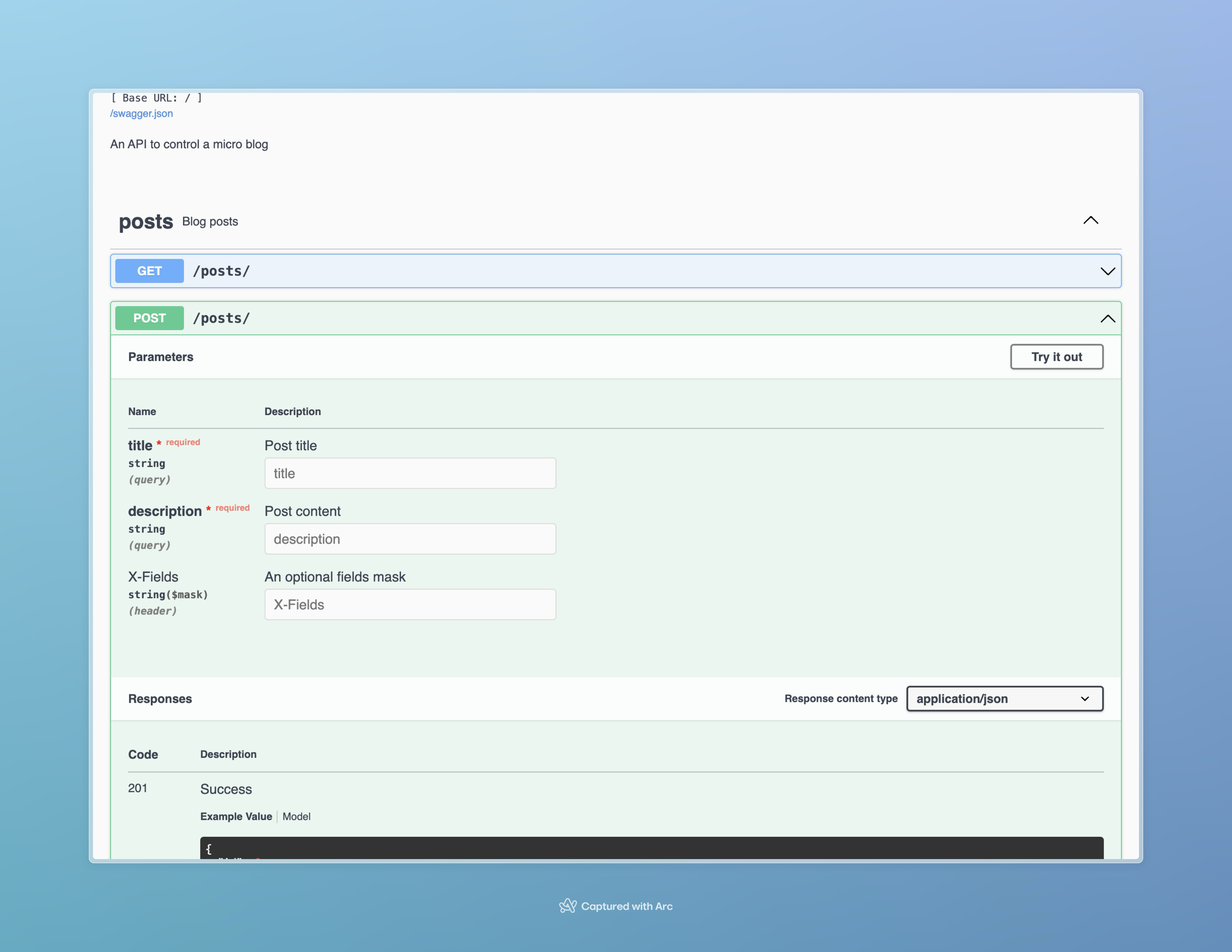 opening an endpoint