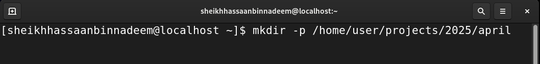 Linux mkdir command