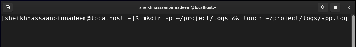 Linux mkdir command