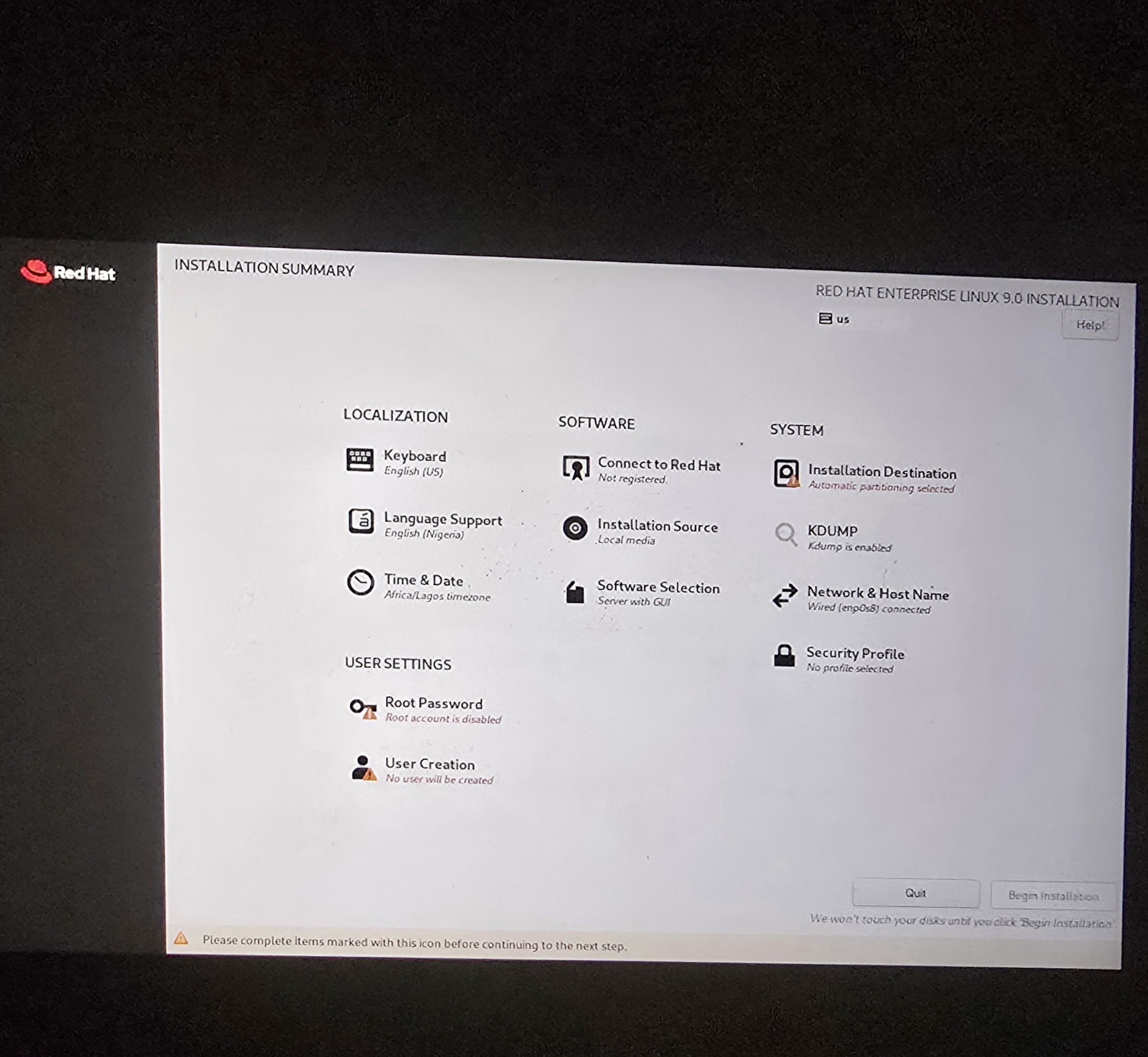 Installation guide