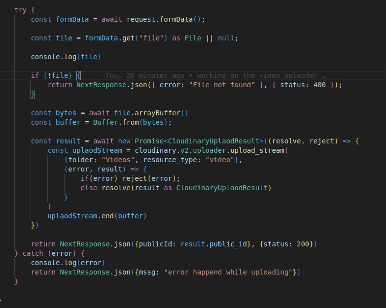 💥 Fixing "Invalid image file" Error When Uploading Videos to Cloudinary with Next.js