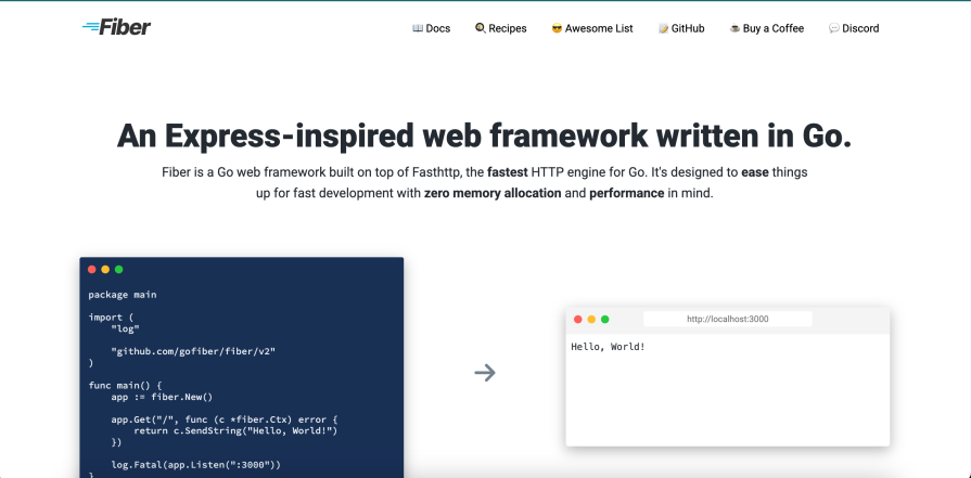 fiber go web framework