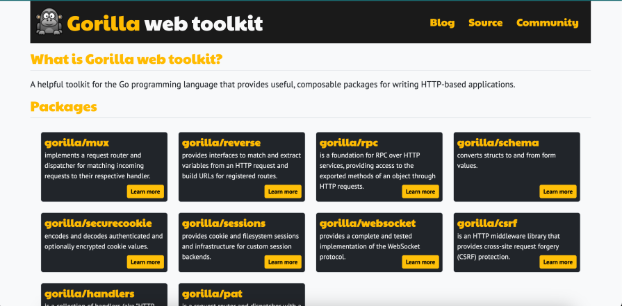 gorilla web toolkit