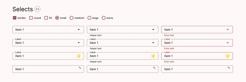 Composant Select avec RiotJS