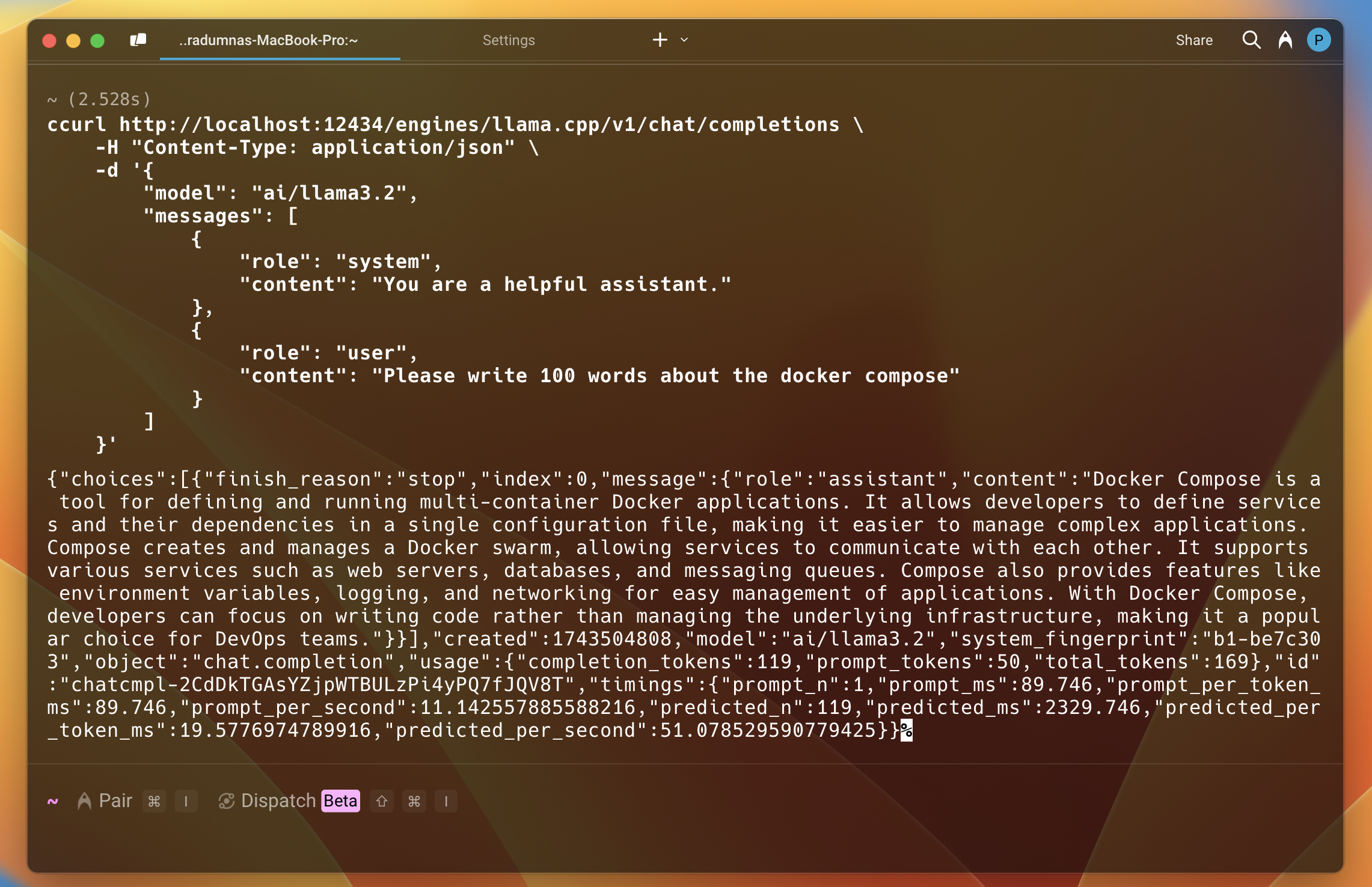 terminal screenshot