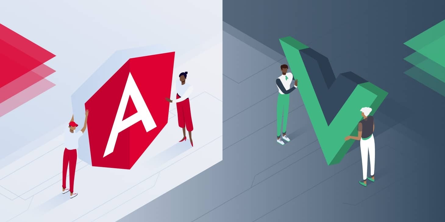 vue, angular