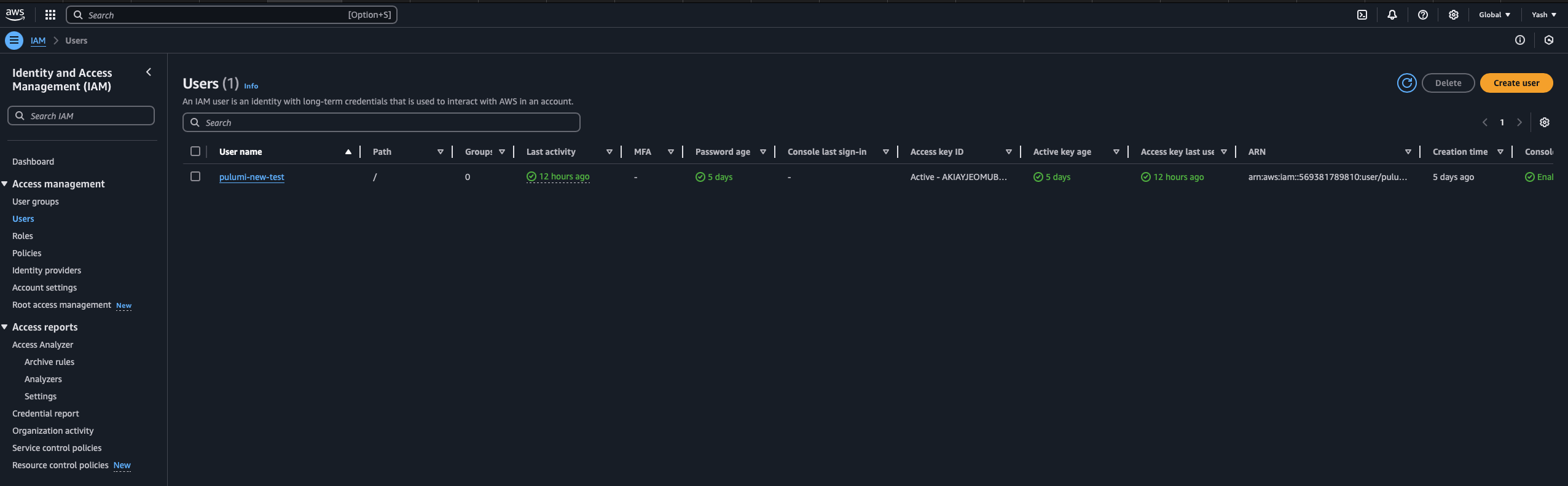 AWS Account