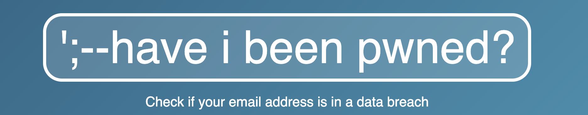 Have I Been Pwned? logo
