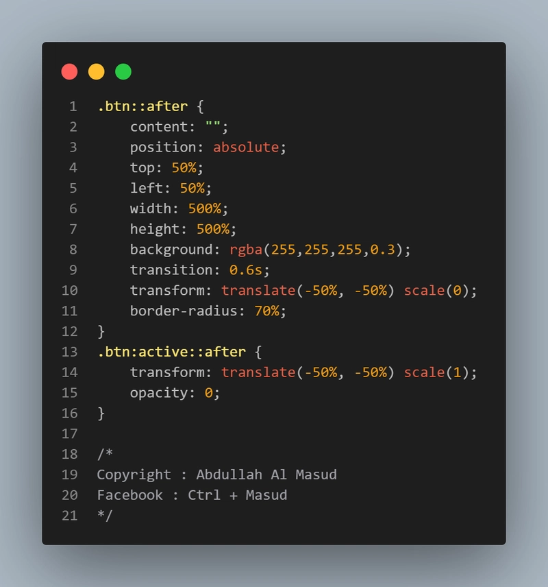 CSS Magic: Turn any button into a ripple-effect wonder! 🎨