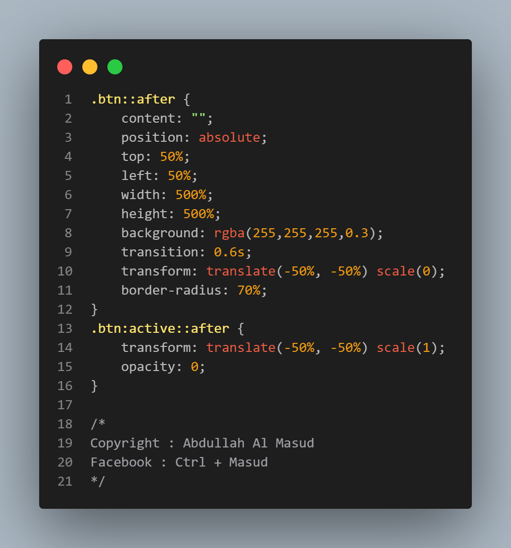 CSS Magic: Turn any button into a ripple-effect wonder! 🎨