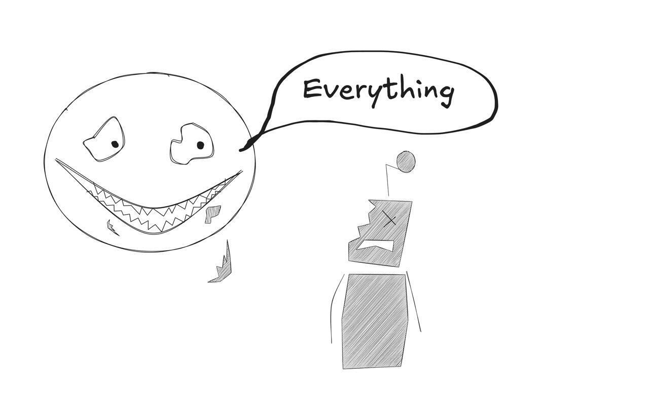Developer has to know everything