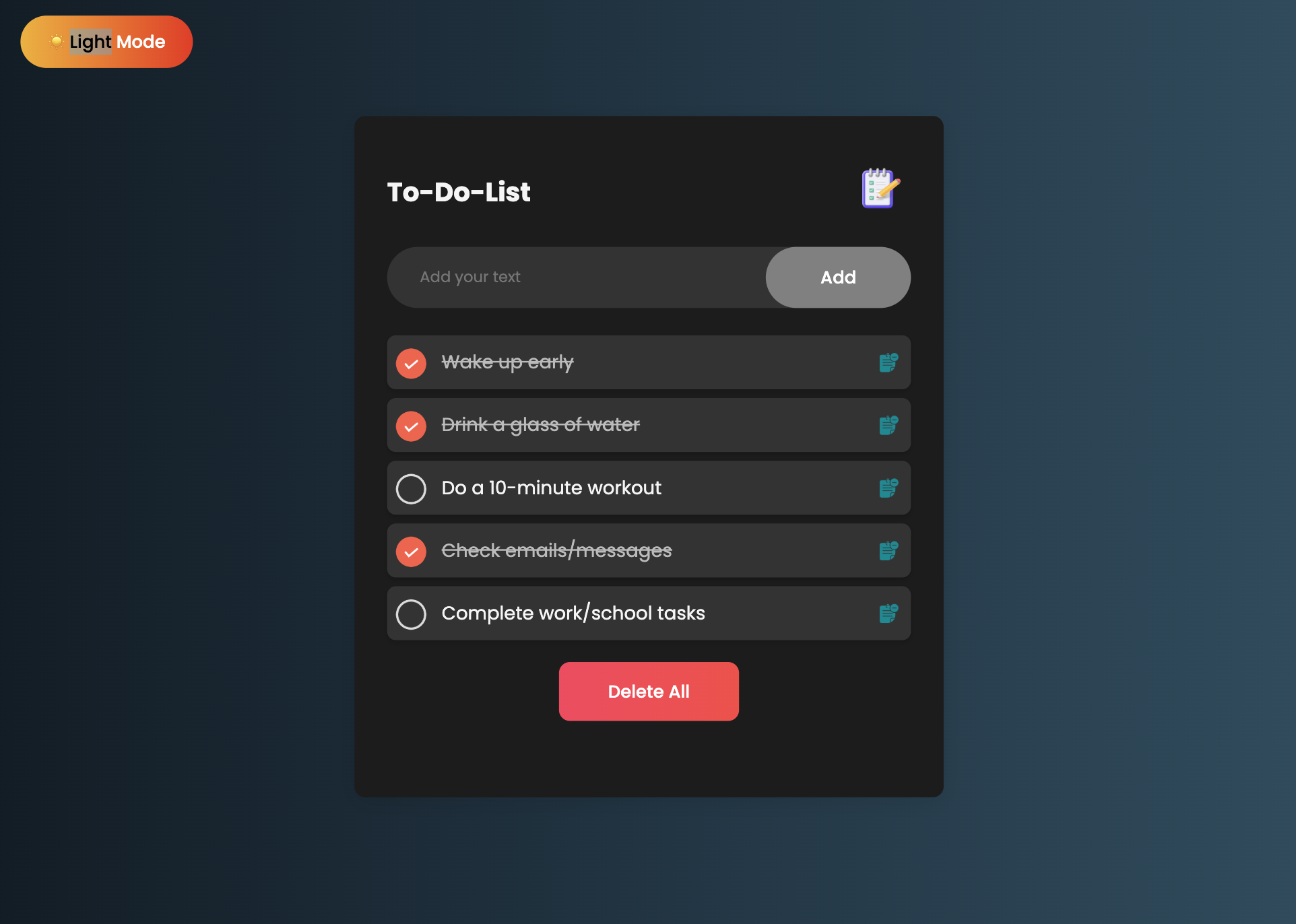 Dark Mode