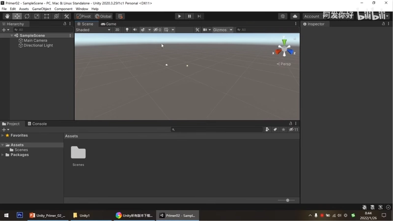 Unity Learning Note(CHN) 1