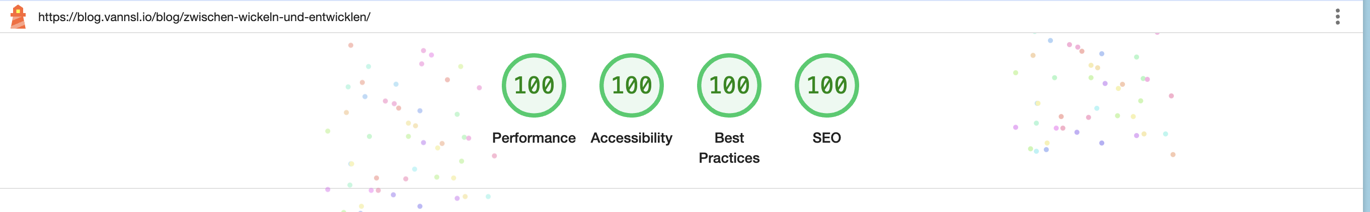100% Lighthouse Score