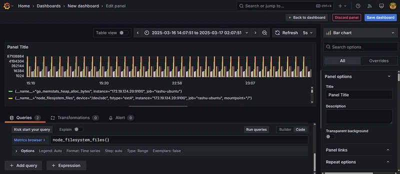 Visualize System Metrics with Grafana & Prometheus in Docker