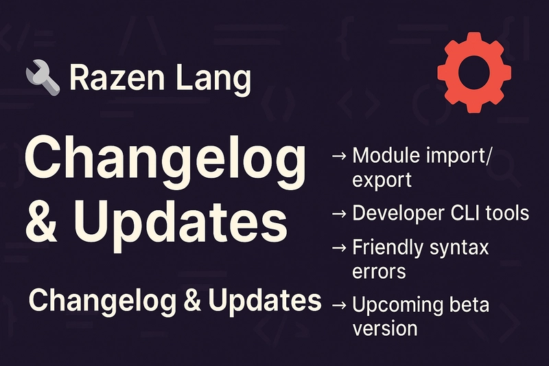 🚀 Introducing Razen Lang — A Simple, Fast & Friendly Programming Language for Developers