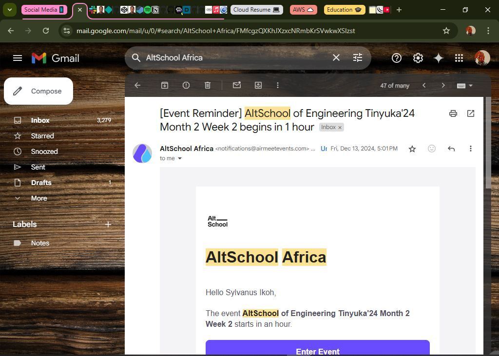 AltSchool class mail