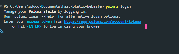 Fast Static Website Deployment Using AWS And Pulumi