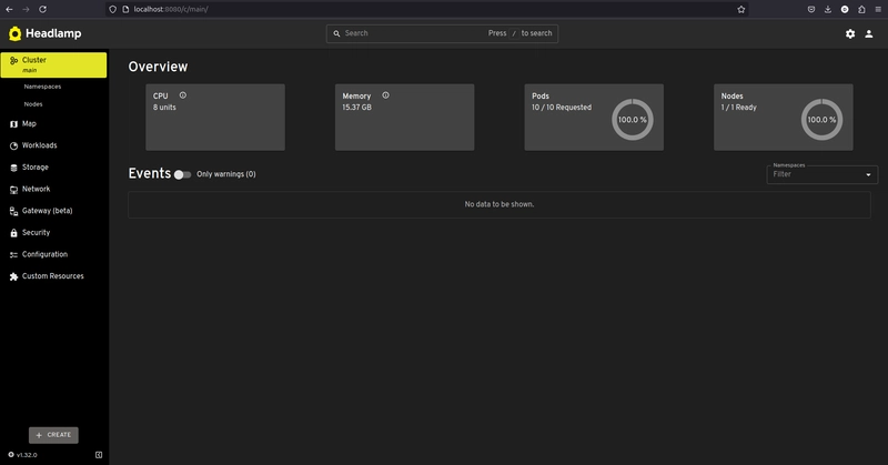 Kubernetes Dashboard: Headlamp on Kind
