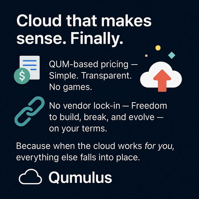🚀 Cloud That Makes Sense. Finally.