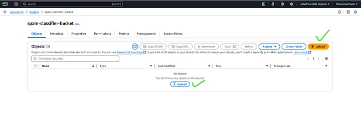 Upload — AWS S3