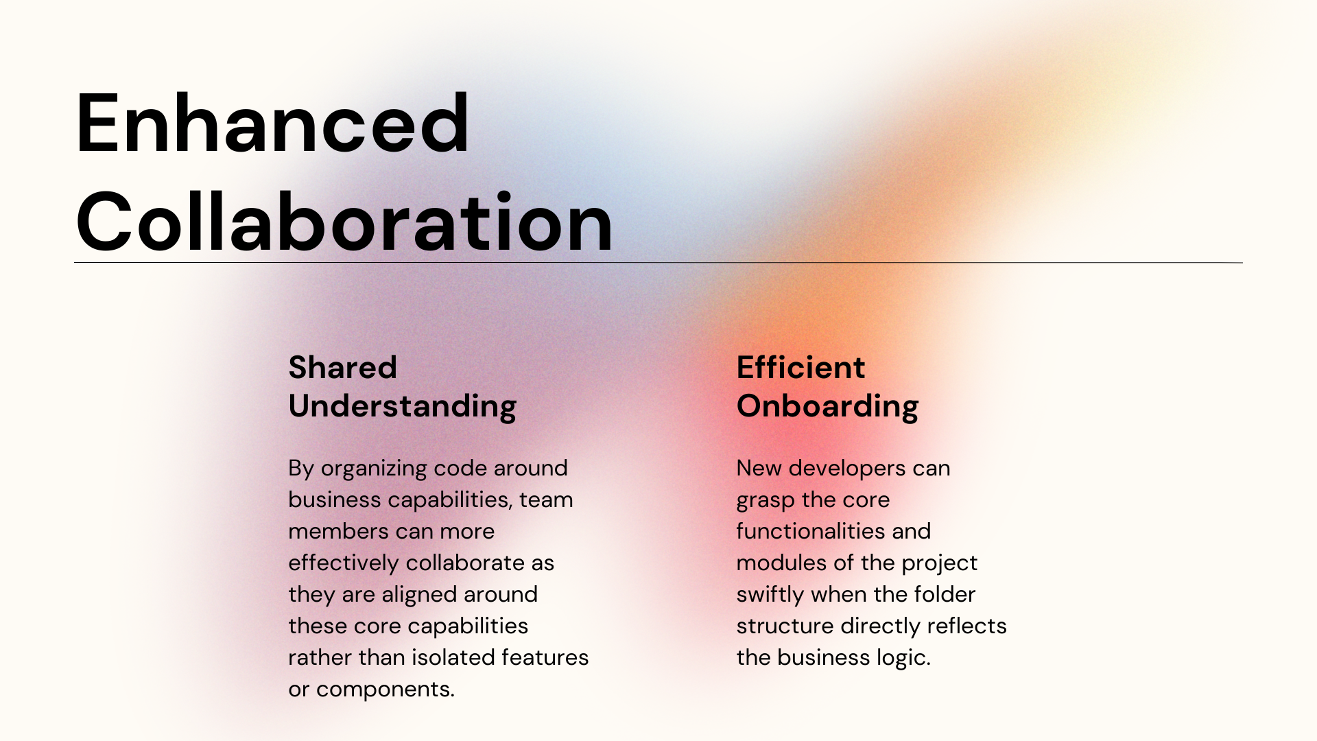 Enhanced Collaboration