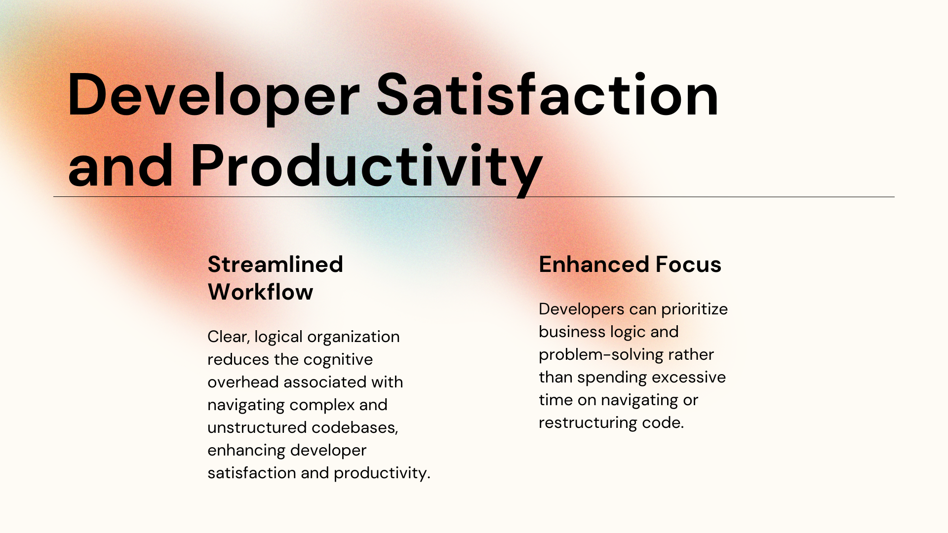 Productivity