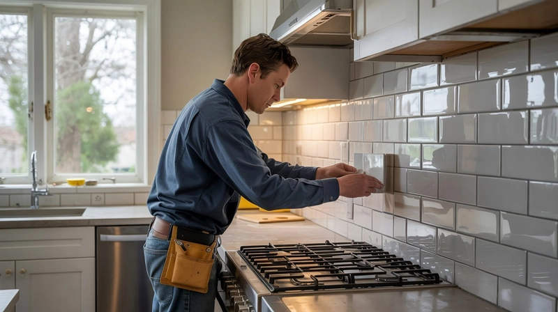 Elegant Backsplash Transitions: How to End Backsplash on an Open Wall Like a Pro